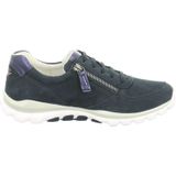 Gabor - Rollingsoft Sneakers - Blauw - Nubuckleer - Rits