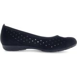 Gabor 64.169.17 - Dames Ballerina - Zwart - Leer