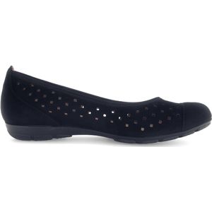 Gabor 64.169.17 - Dames Ballerina - Zwart - Leer