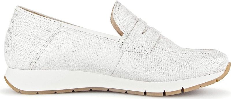 Gabor - 42.471.80 - Dames Instapper - Wit - Leer