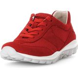 Gabor - Rollingsoft Sensitive - Dames Wandelsneaker - Rood - Flexibele Zool