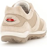 Gabor - Rollingsoft Sensitive - Dames Wandelsneaker - Beige - Lichtgewicht - Flexibele Zool