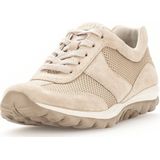 Gabor - Rollingsoft Sensitive - Dames Wandelsneaker - Beige - Lichtgewicht - Flexibele Zool