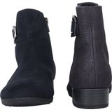 Gabor - Enkellaars - Suède - Zwart - G-fit