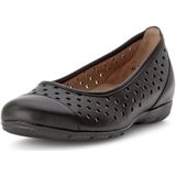Gabor - Klassieke Ballerina Schoenen - Zwart - Leer