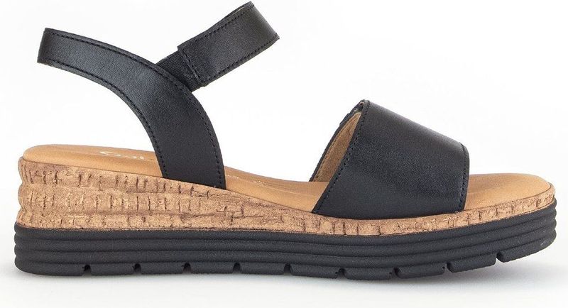 Gabor - 62.700.57 - Dames Sandaal - Zwart - Leer