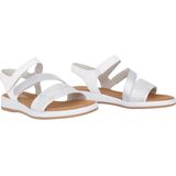 Gabor - Sandalen - Grijs - Leer - Verstelbare Bandjes - Open Teen