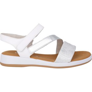 Gabor - Sandalen - Grijs - Leer - Verstelbare Bandjes