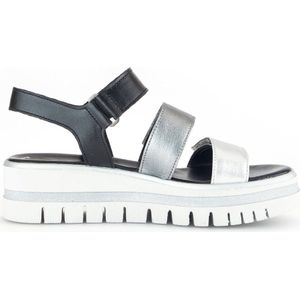Gabor 64.620.61 - Dames Sandaal - Zilver - Extra Lichte Buitenzoal