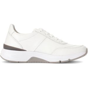 Gabor rollingsoft sensitive 66.897.50 - dames rollende wandelsneaker - wit - maat 43 (EU) 9 (UK)