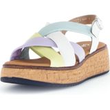 Gabor - Platte Sandalen - Veelkleurig - Leer - Verstelbare Bandjes
