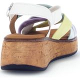 Gabor - Platte Sandalen - Veelkleurig - Leer - Verstelbare Bandjes
