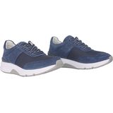 Gabor - 66.897.16 - Dames Rollende Wandelsneaker - Blauw - Textiel