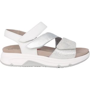 Gabor - Rollingsoft Sensitive - Dames Wandelsandaal - Wit - Flexibele Zool