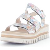 Gabor - Sandalen - Veelkleurig - Leer - Bloemenprint - Verstelbare Bandjes
