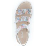 Gabor - Sandalen - Veelkleurig - Leer - Bloemenprint - Verstelbare Bandjes