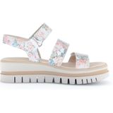 Gabor - Sandalen - Veelkleurig - Leer - Bloemenprint - Verstelbare Bandjes