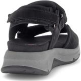 Gabor - Rollingsoft Sensitive - Dames Rollende Wandelsandaal - Zwart - Lichtgewicht