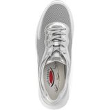 Gabor - 66.923.19 - Dames Rollende Wandelsneaker - Zilver - Leather