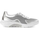 Gabor - 66.923.19 - Dames Rollende Wandelsneaker - Zilver - Leather