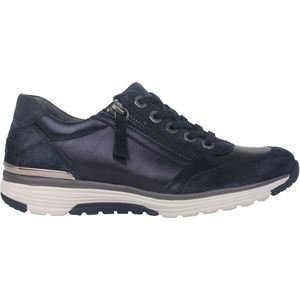 Gabor - Rollingsoft Sensitive - Dames Wandelsneaker - Blauw - Flexibele Zool