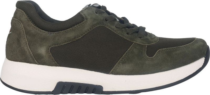 Gabor rollingsoft sensitive 76.946.35 - dames rollende wandelsneaker - groen - maat 40.5 (EU) 7 (UK)