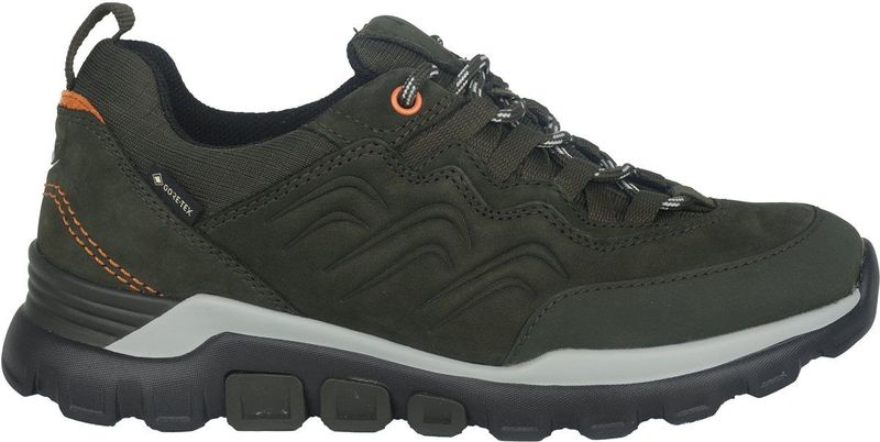 Gabor - 96.927.43 - Dames Rollende Wandelsneaker - Groen - Hightech Leermix - Waterdicht