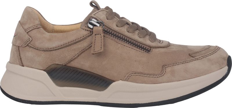 Gabor - Rollingsoft Sensitive - Dames Wandelsneaker - Beige - Flexibele Zool