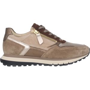Gabor - 56.378.82 - Dames Sneaker - Beige - Suède en Leer