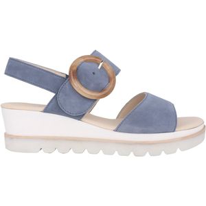 Gabor - 44.645.18 - Dames Sandaal - Blauw - Leer