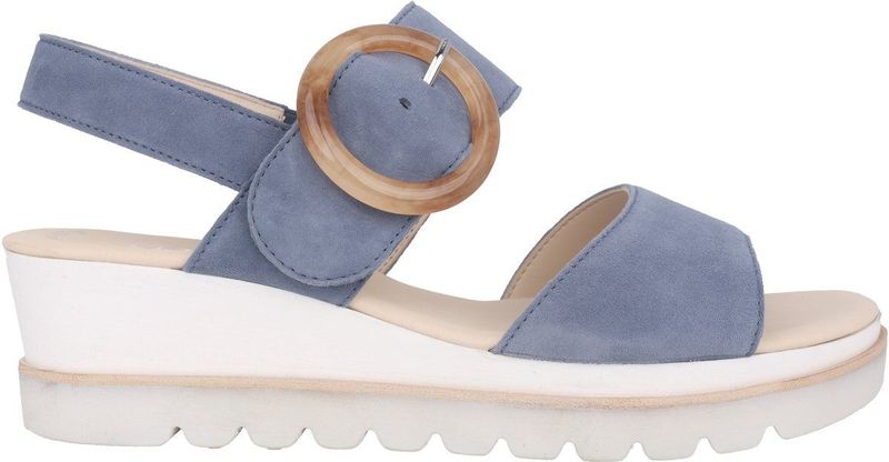 Gabor - 44.645.18 - Dames Sandaal - Blauw - Leer