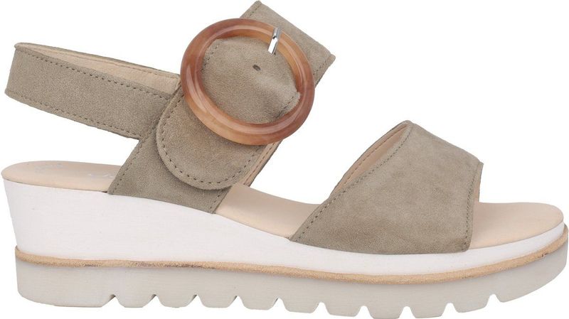 Gabor - 44.645.19 - Dames Sandaal - Groen - Lichte Buitenzoal