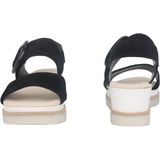 Gabor - 645.1 - Sandalen - Zwart - Leer - Zwarte Gemarmerde Gesp