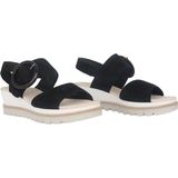 Gabor - 645.1 - Sandalen - Zwart - Leer - Zwarte Gemarmerde Gesp