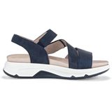 Gabor - Rollingsoft Sensitive - Dames Wandelsandaal - Blauw - Lichtgewicht Design