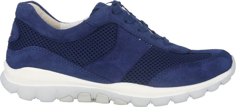 Gabor - Rollingsoft Sensitive - Dames Wandelsneaker - Blauw - Lichtgewicht Zooldesign