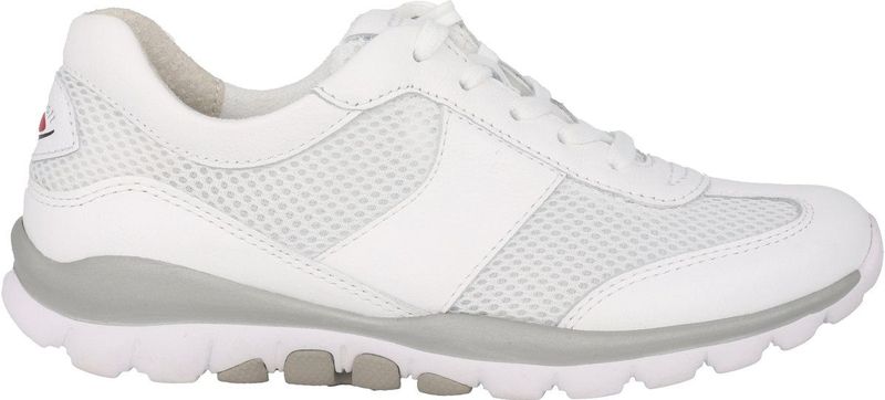 Gabor - Rollingsoft Sensitive - Dames Wandelsneaker - Wit - Flexibele Zool