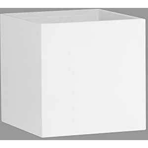 TELEfunken Led-buitenwandlamp, verstelbaar, neutraal wit licht, spatwaterdicht, wit, 110 x 100 x 100 cm