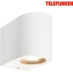 TELEFUNKEN - LED Wandlamp - 322906TF - IP44 - Verwisselbare lamp - 8 x 7 x 9 cm - Wit