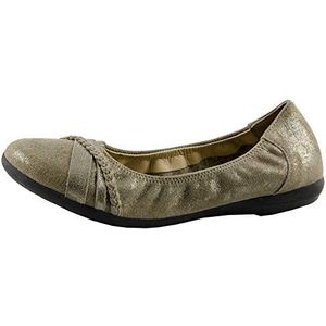 Marc Shoes Janine Gesloten ballerina's voor dames, Grijs Cow Suede Grey 00247, 40 EU