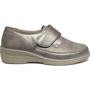 Solidus - 26530 Klittenbandschoenen - Taupe - Wijdte K