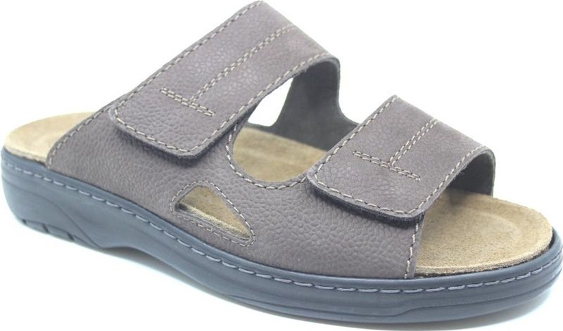 Solidus - 78063 - Slippers - Bruin - Nubuck - Leer