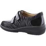 Solidus - 26367 - Klittenbandschoenen - Perllack/Suede/Shape Schwarz