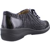 Solidus - 26367 - Klittenbandschoenen - Perllack/Suede/Shape Schwarz