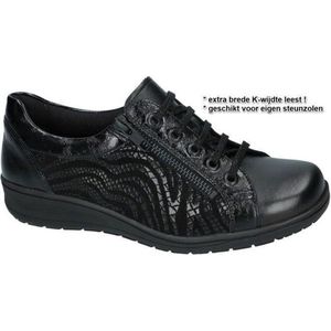 Solidus -Dames -  zwart - sneakers  - maat 36