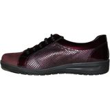 Solidus - 29001 Wijdte K - Damesschoenen - Bordo - Leer