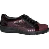 Solidus - 29001 Wijdte K - Damesschoenen - Bordo - Leer