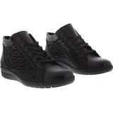 Solidus -Dames - zwart - bottines