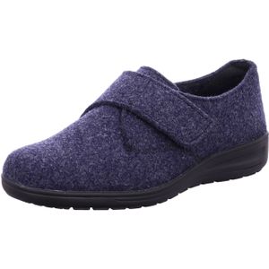 Solidus -Dames -  blauw donker - pantoffels - maat 41.5