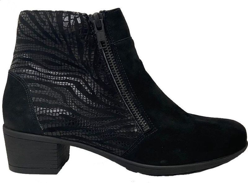 Dames Bootsc/ Enkellaarsjes Solidus Solidus 35011 zwart zwart